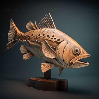 3D модель Американська риба шубунькін (STL)